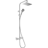 Hansgrohe Vernis Shape - Shower system with thermostat, rain shower & hand shower