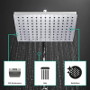 Hansgrohe Vernis Shape - Shower system with thermostat, rain shower & hand shower