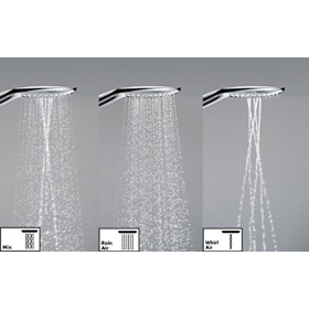 Hansgrohe Raindance Select E 150 hand shower, 3 spray modes, white/chrome