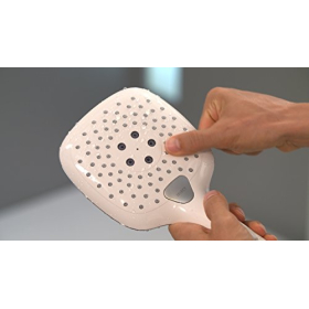 Hansgrohe Raindance Select E 150 hand shower, 3 spray modes, white/chrome