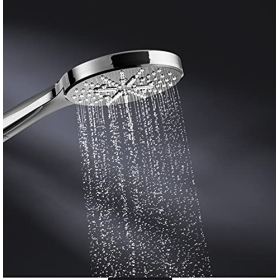 Grohe Rainshower 150 SmartActive – Shower head with 3 spray patterns, chrome, 150 mm