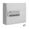 SIEMENS Tableau électrique pré-équipé 1 rangée 13 modules 6 disjoncteurs 1 interrupteur différentiel