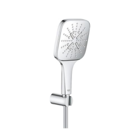 GROHE Rainshower SmartActive Cube shower set with 3 jet types, chrome