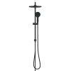 GROHE Vitalio Start shower system, head and hand shower, matt black