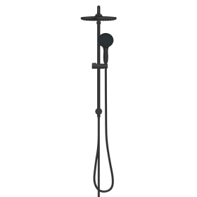 GROHE Vitalio Start shower system, head and hand shower, matt black