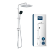 Grohe Vitalio Comfort 250 Flex shower system with diverter, 2 spray patterns, chrome