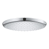 GROHE Vitalio Water-Saving Shower Head, 25 cm, Chrome, Anti-Limescale System