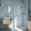GROHE Vitalio Comfort 110 III – Shower system with 3 spray patterns (Rain, Jet, Massage), Chrome