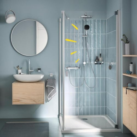 GROHE Vitalio Comfort 250 Flex Duschsystem mit Umsteller 