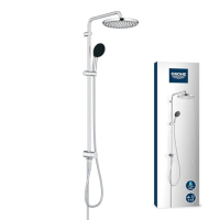 Sistema de ducha GROHE Vitalio Start 250 +div 9.5 Flex con desviador para montaje en pared, cromado