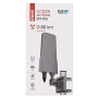 Outdoor antenna EMOS J0658 T/DVB-T2 with amplifier – VHF/UHF/DAB TV antenna with a range of up to 80 km