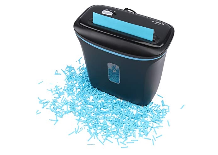 Destructora de documentos transversal Olympia PS 63 CC, hasta 6 hojas, cortada en partículas de 4 mm, destructora de papel y tarjetas de crédito, nivel de seguridad P4, 70 dB, silenciosa, contenedor Destructora de documentos transversal Olympia PS 63 CC, hasta 6 hojas, cortada en partículas de 4 mm, destructora de papel y tarjetas de crédito, nivel de seguridad P4, 70 dB, silenciosa, contenedor