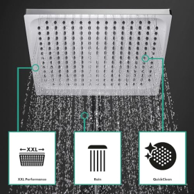 hansgrohe Crometta E shower column without fittings, chrome