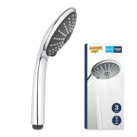 Handbrause 3 Strahlarten Anti-Kalk 11 cm GROHE Vitalio Joy 110 9,5 l/min Chrom
