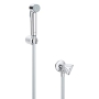 Grohe Tempesta-F Trigger Spray 30 Duschset mit Absperrventil 27514001, silber