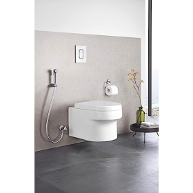 Grohe Tempesta-F Trigger Spray 30 shower set with shut-off valve 27514001, silver