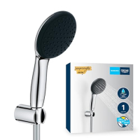 Водозберігаючий душовий комплект Grohe Vitalio 110 (27944001) з кронштейном, хром, 8 л/хв.