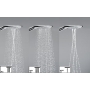 Hansgrohe shower head with jet types and water saving function