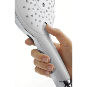 Душевая головка Hansgrohe с типами струи и функцией экономии воды