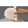 Hansgrohe shower head with jet types and water saving function