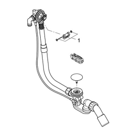 Grohe Part Int Drain Autom. Integrierter Auslauf, 90 mm