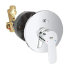 Grohe Bauedge concealed single-lever mixer tap for bathroom and shower, chrome