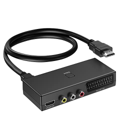 Convertidor de Scart a HDMI, convertidor de RCA a HDMI