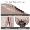 Sekey double parasol cover made of polyester, brown 160×40/60 cm