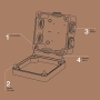 Distribution box for cabling FAMATEL