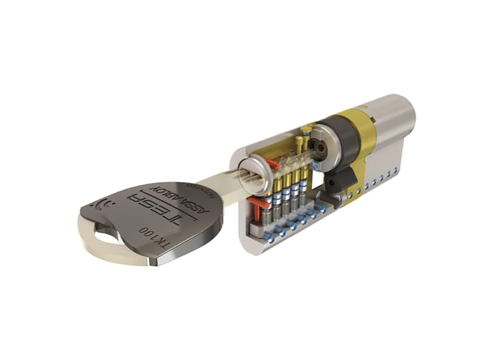 Tesa Assa Abloy MK153040N high-security lock, double coupling, 30x40mm Tesa Assa Abloy MK153040N high-security lock, double coupling, 30x40mm