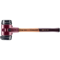 Simplex Softhammer 3022 rubber mallet, cast iron, wooden handle, 80 mm