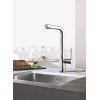 Mezclador monomando de fregadero GROHE Essence, 1/2, ducha de mano extraíble