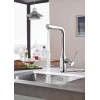 Mezclador monomando de fregadero GROHE Essence, 1/2, ducha de mano extraíble