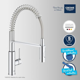 Mezclador monomando de lavabo Grohe Get