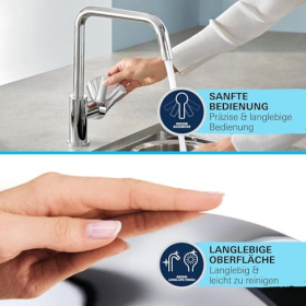 Mezclador monomando de lavabo Grohe Get