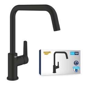 Смеситель для кухни GROHE Start 304702430, поворотный на 150°, водосберегающий, черный