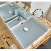 Waschbecken Ablaufdesign permanent frei ablaufend chrom Wirquin