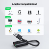 Tarjeta de sonido USB externa UGREEN compatible con auriculares y micrófono