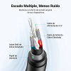 Tarjeta de sonido USB externa UGREEN compatible con auriculares y micrófono