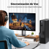 Tarjeta de sonido USB externa UGREEN compatible con auriculares y micrófono