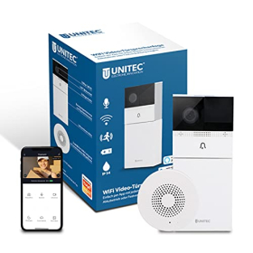 UNITEC WiFi-Video-Türsprechanlage mit Full-HD-Kamera & Zwei-Wege-Audio