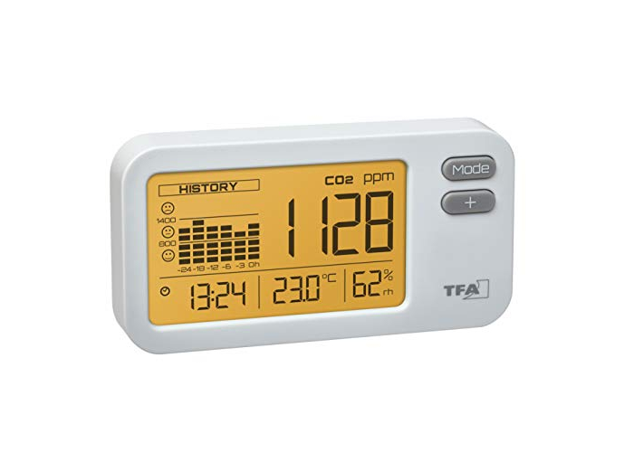 Monitor de CO2, temperatura y humedad TFA Dostmann AIRCO2NTROL Coach Monitor de CO2, temperatura y humedad TFA Dostmann AIRCO2NTROL Coach