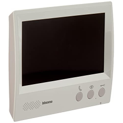 BTicino 315511 Video Kit 4 wires, 7 displays, gray for single-family home