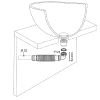 Senzo Ultra-Flat Siphon for Furniture and Sinks 25.24 cm