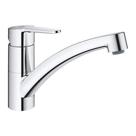 GROHE Start, Küchenarmatur (geringer Auslauf, geringerer Wasserverbrauch, Schnellmontagesystem), Chrom, 31685000