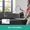 Grifo de cocina hansgrohe Focus M41 con ducha extraíble, 2 modos de chorro y tubo giratorio