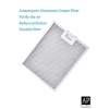 Amazinpure 2x 318 x 258mm Metallgewebefilter kompatibel mit Baumatic Zanussi Lamona Filter Fettfilter Metallfilter für Gerät Dunstabzugshaube Abzugshaube Esse Haube