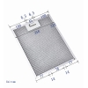 Amazinpure 2x 318 x 258mm Metallgewebefilter kompatibel mit Baumatic Zanussi Lamona Filter Fettfilter Metallfilter für Gerät Dunstabzugshaube Abzugshaube Esse Haube