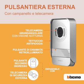 Bticino Easykit Plus Video-Türsprechanlage Set