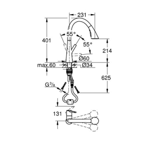 GROHE Zedra Touch kitchen faucet – Modern & touch-sensitive